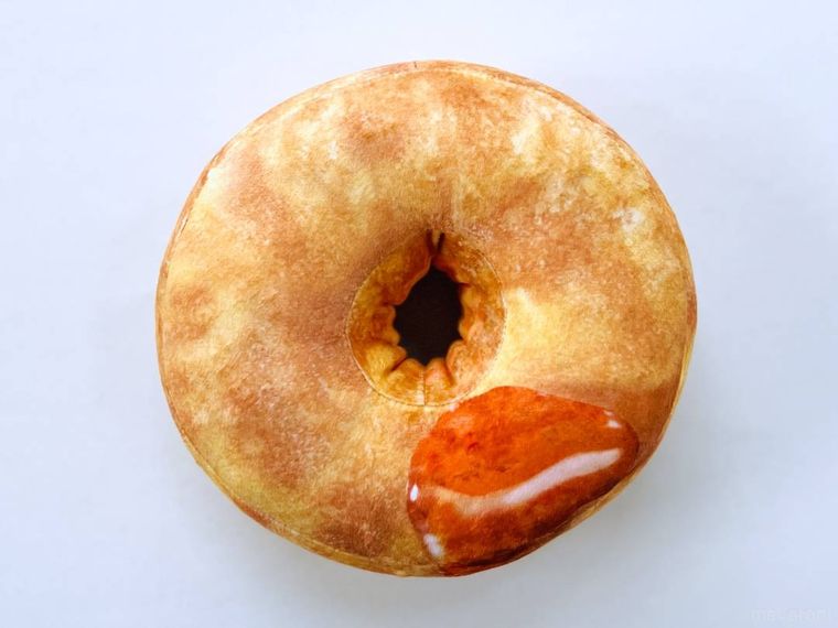 ケンタッキーのビスケット型お昼寝枕