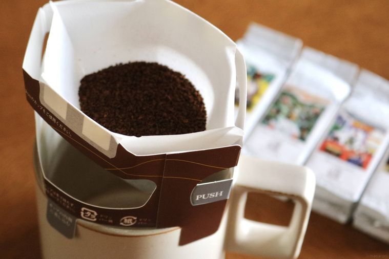 フィルターを使っている様子