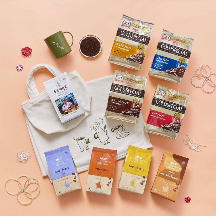 1. オリジナルバッグ入りブランケットマグカップ付きセット粉