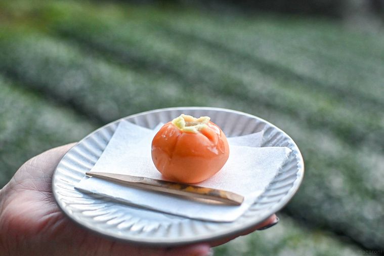 茶畑とお菓子