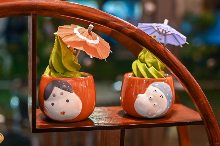 抹茶ソフトのアップ