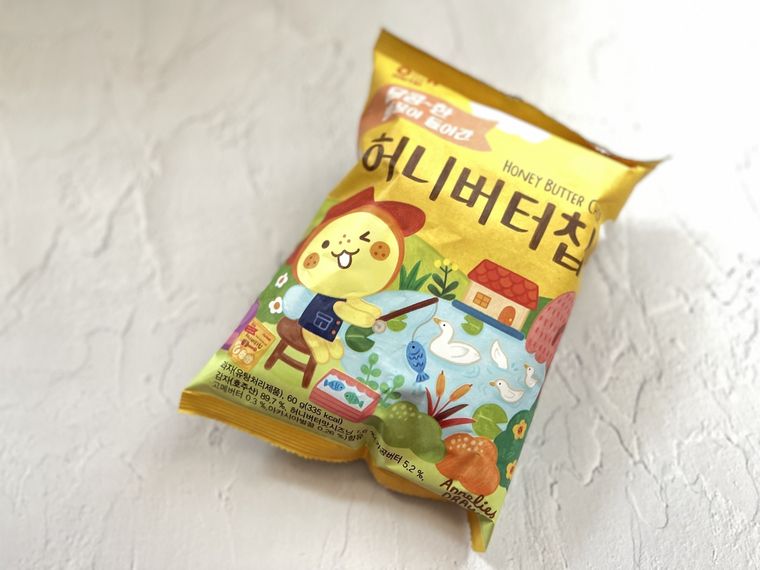 ハニーバターチップのパッケージ