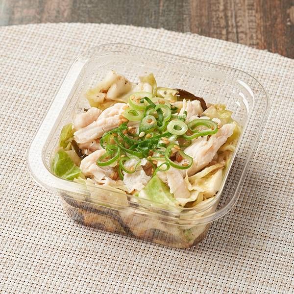 蒸し鶏と塩昆布のやみつきキャベツ