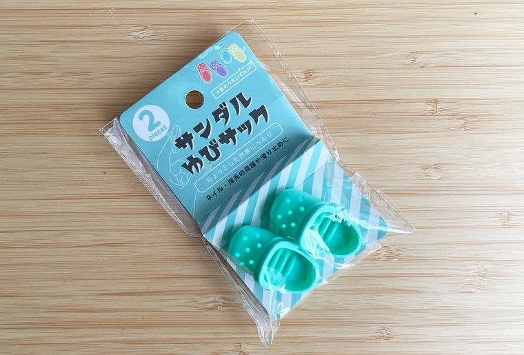 セリアのサンダルゆびサック