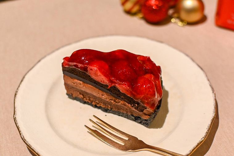 ケーキのアップ