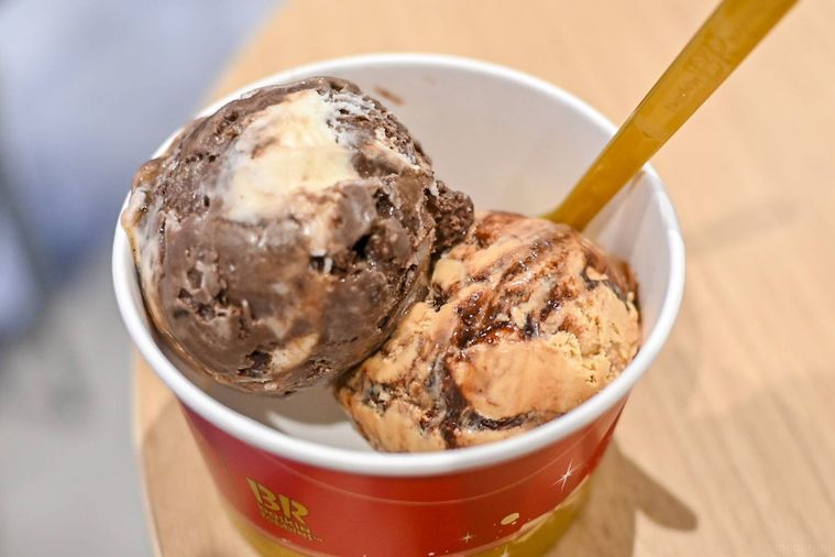 アイスのアップ