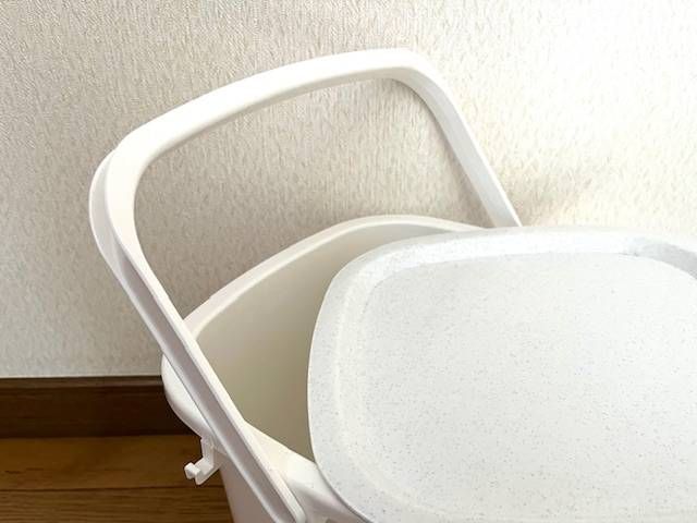 雑巾が干せる蓋付きバケツの取っ手