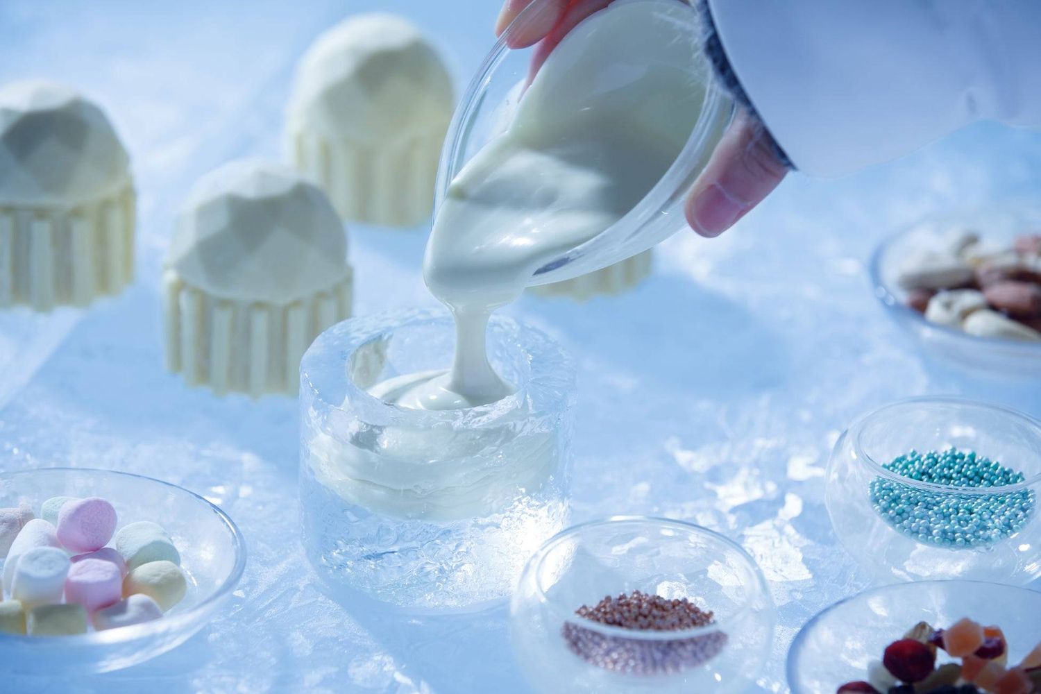 氷のスイーツショップ