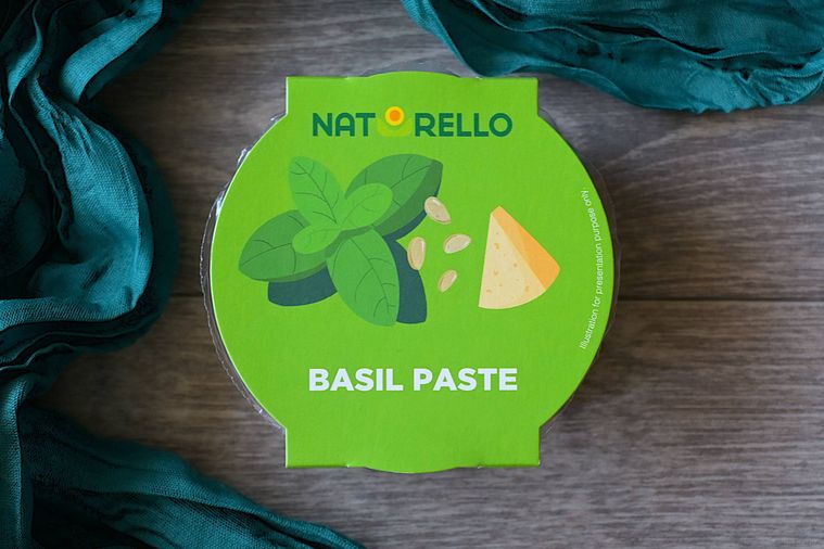 バジルペーストのパッケージ