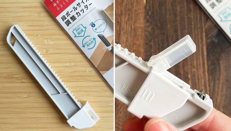 キャンドゥ段ボールサイズ調整カッターの特徴
