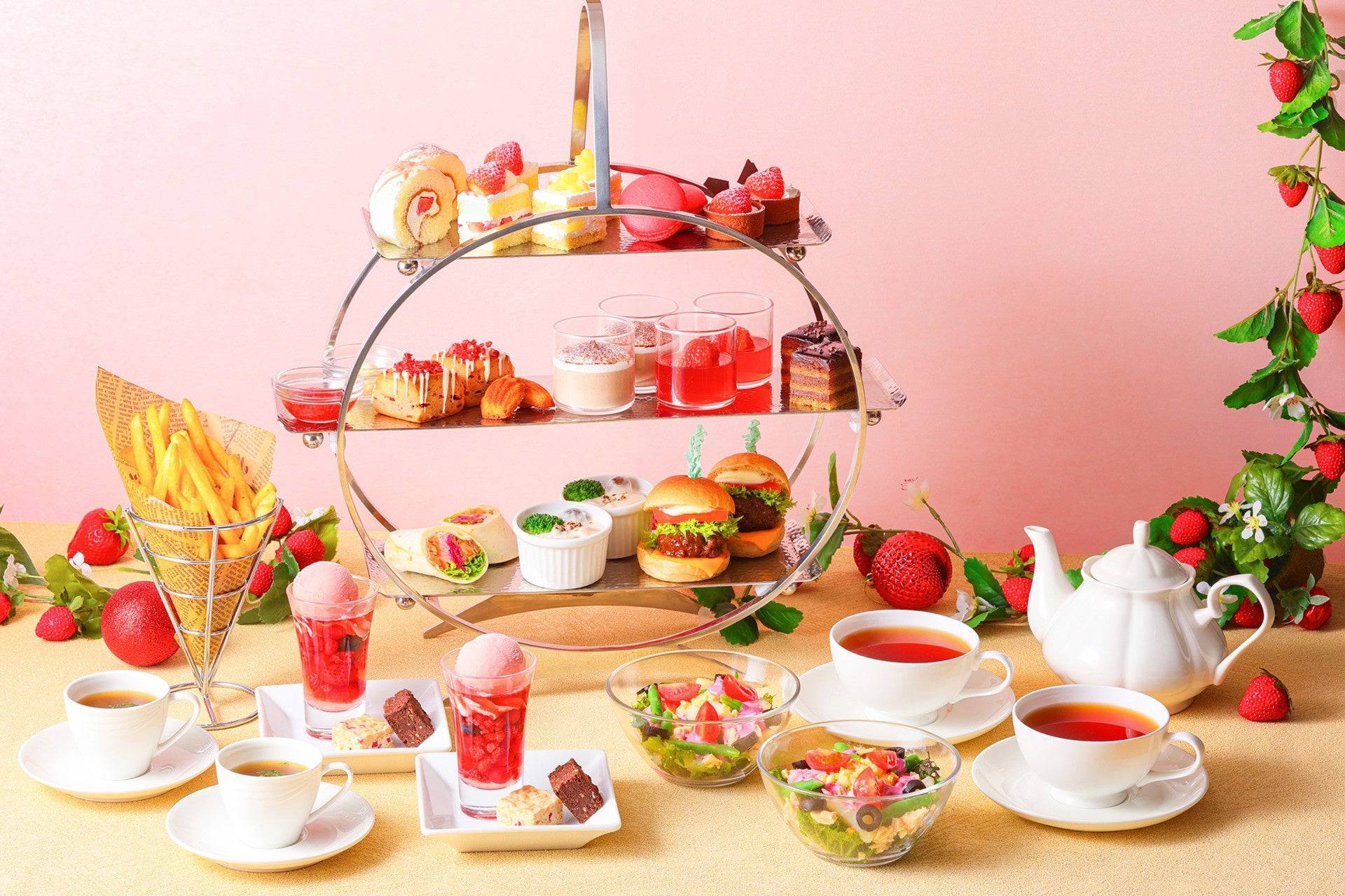 いちご×チョコレートの贅沢アフタヌーンティーがホテルニューオータニ