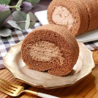 米粉のココアロールケーキ