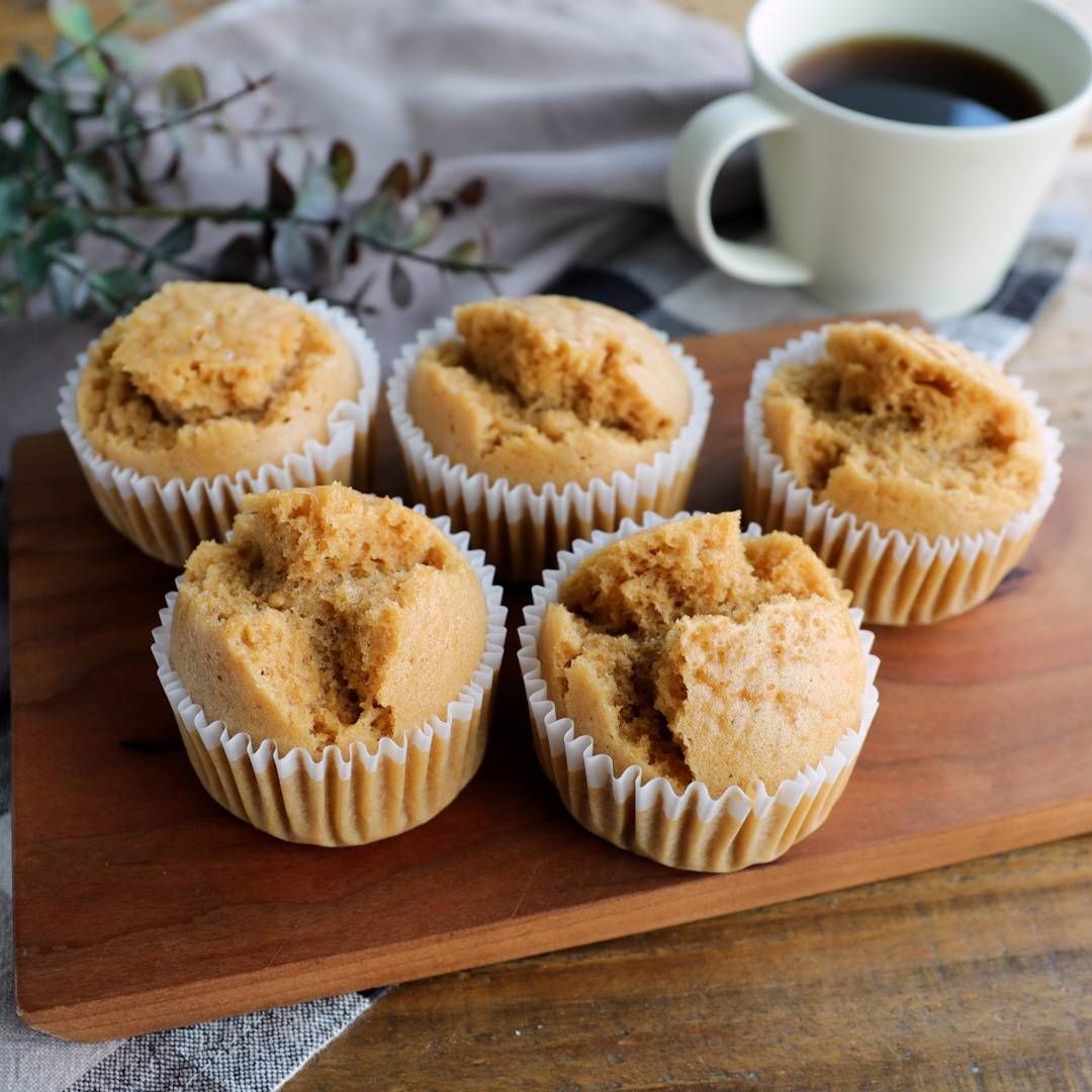 米粉の黒糖蒸しパン