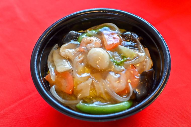 中華丼のアップ