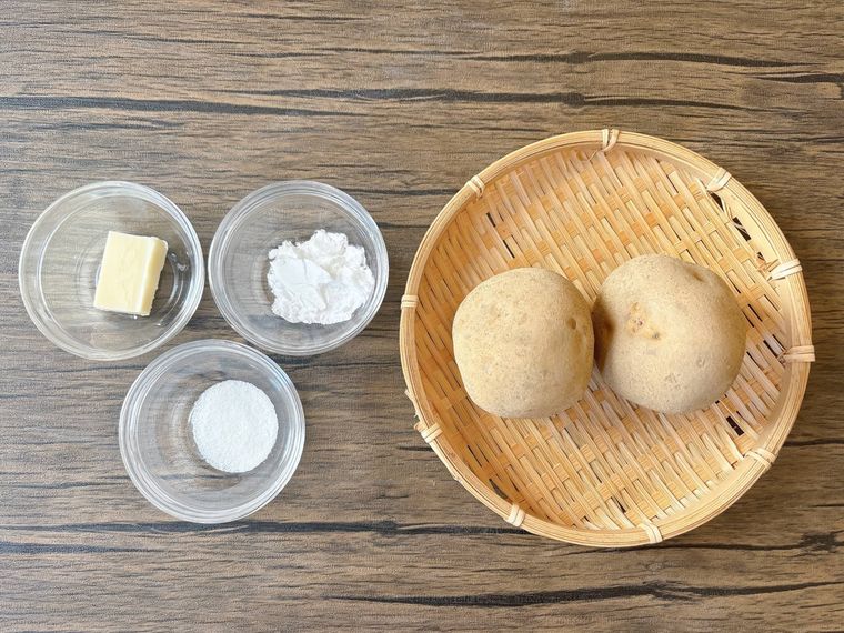 ハッシュドポテト風おやつの材料