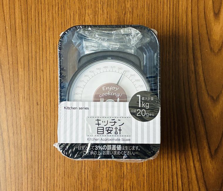 ダイソーのはかりのパッケージ