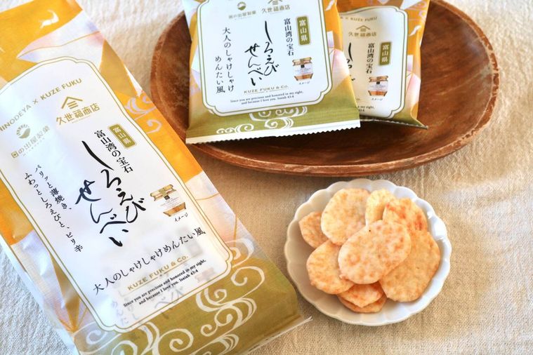 しろえびせんべい 大人のしゃけしゃけめんたい風78g