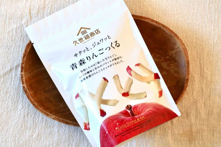 青森りんごっくる35gのパッケージ