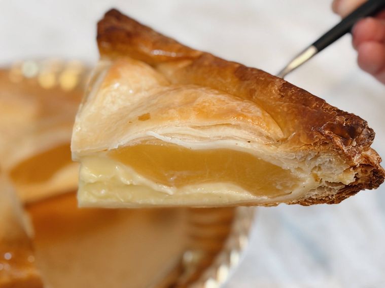 サミット手作りりんごパイの断面