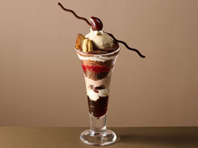 1. マロンとショコラのパフェ