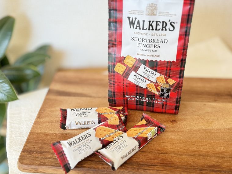 ウォーカー ショートブレッド フローパックフィンガーのパッケージと中身