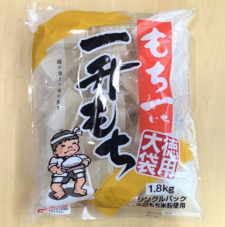 業務スーパー一升餅のパッケージ