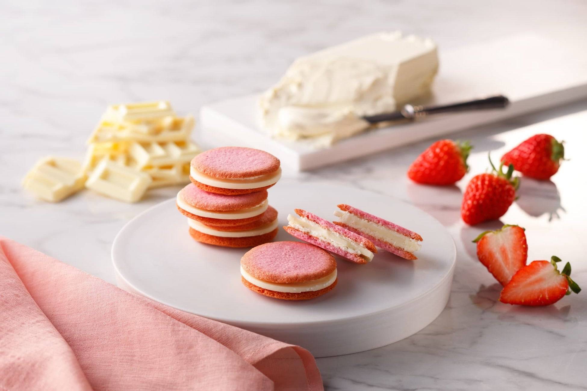 チーズガーデンから新作「ストロベリーチーズラングドシャ」登場