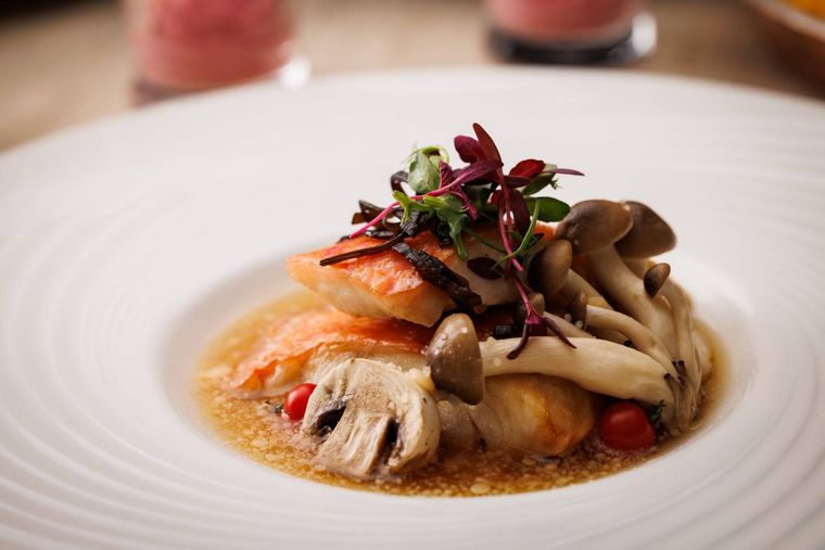 金目鯛のヴァプール 和風ソース