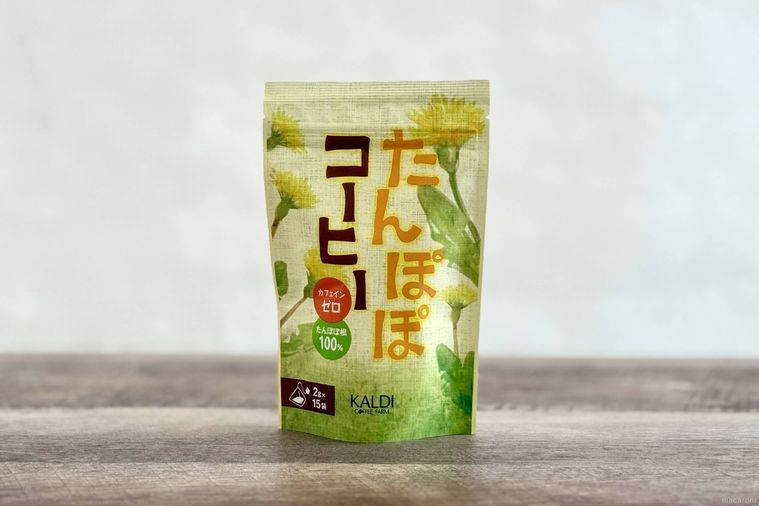 たんぽぽコーヒーのパッケージ