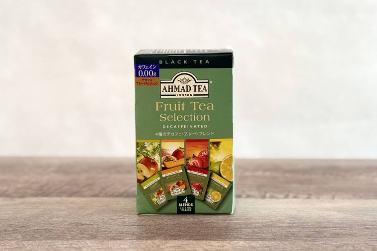 アーマッドデカフェフルーツティセレクションのパッケージ