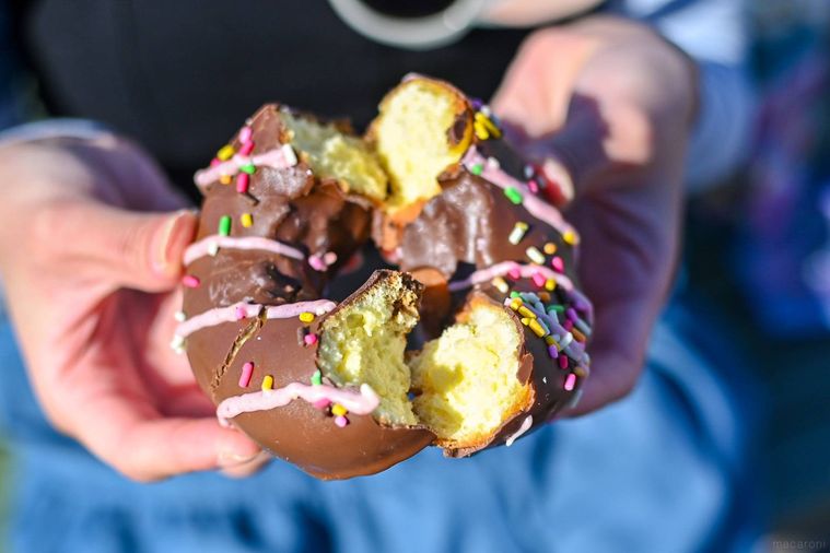 ドーナツの断面