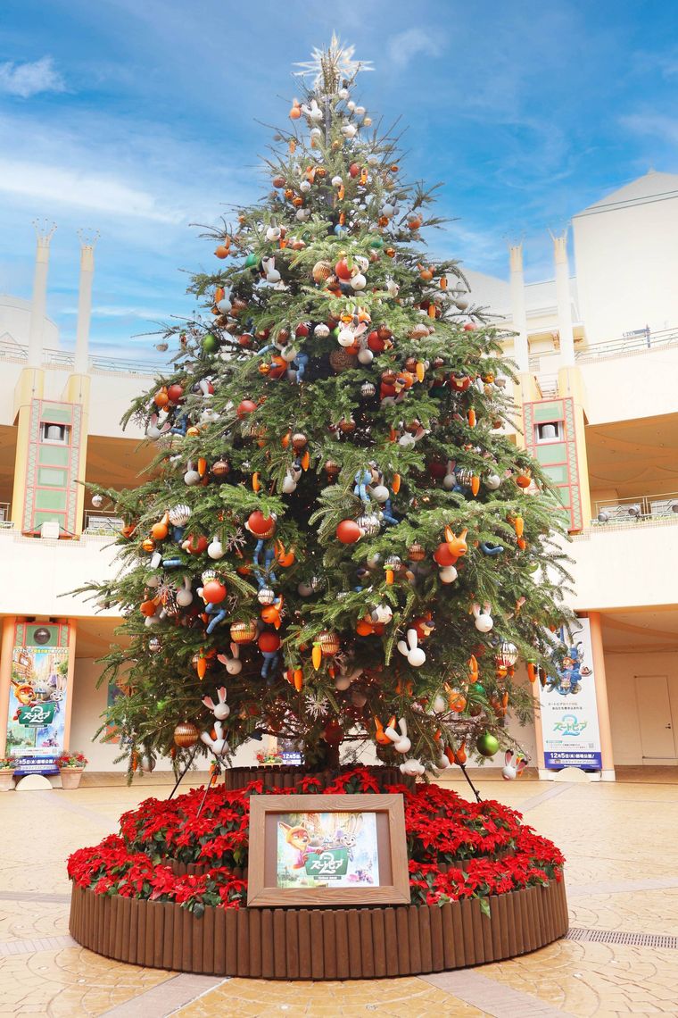 クリスマスツリーの全体