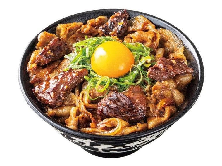 1. 極味焼 牛ハラミすた丼