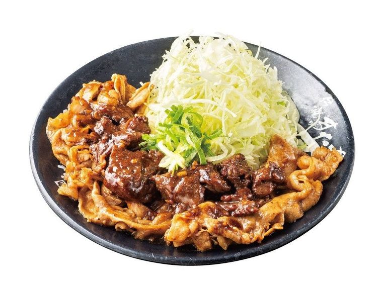 1. 極味焼 牛ハラミすた丼2