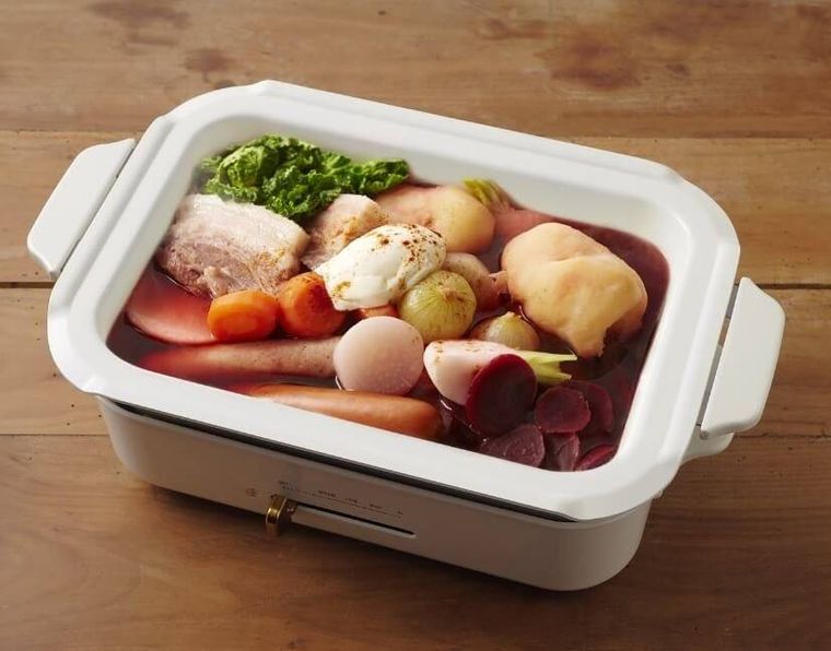 2. コンパクトホットプレート用セラミックコート鍋