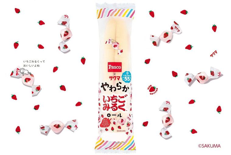 やわらかいちごみるくロールが新登場