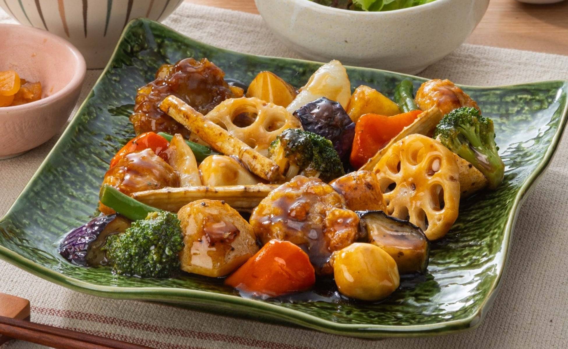 冬野菜と黒酢あんの贅沢な味わい！大戸屋の新メニューが登場 - macaroni