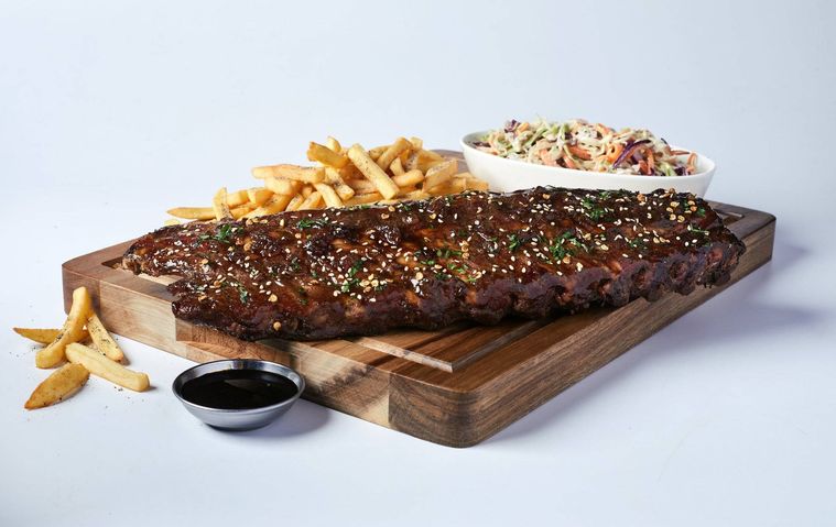 1. WHISKEY GLAZE BLAZE RIBS