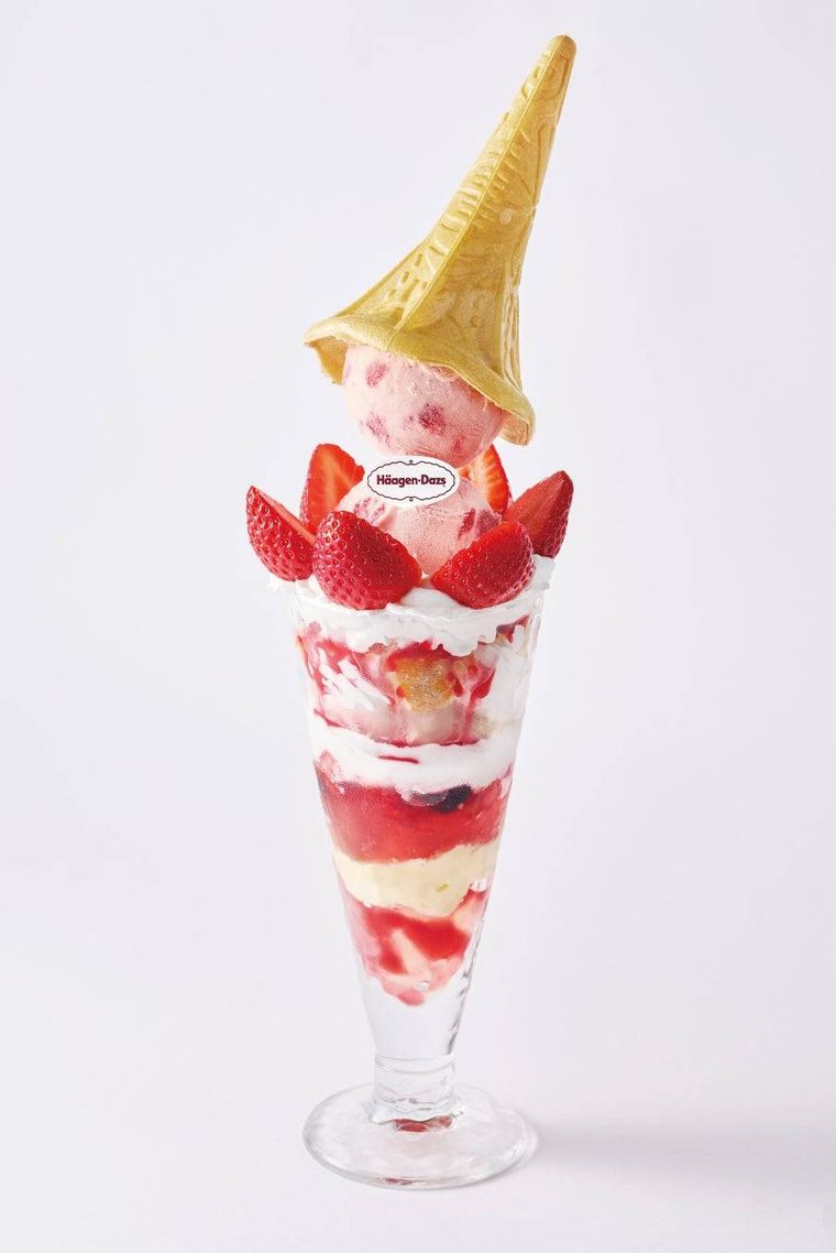 1. ハーゲンダッツといちごのジョナパフェDX