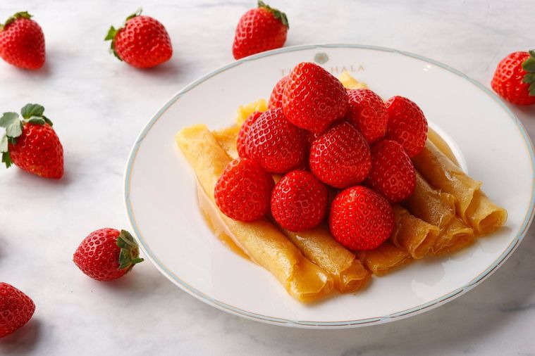 冬限定ストロベリー・オン・ザ・シンパンケーキ登場