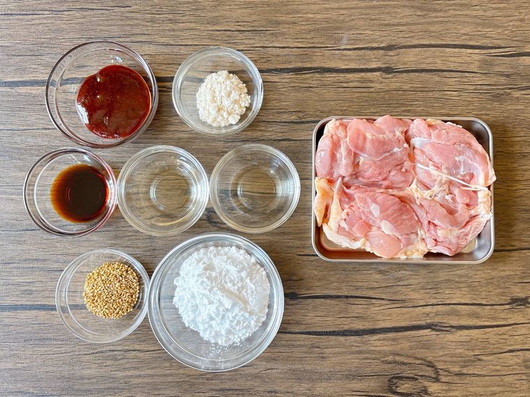 ヤンニョムチキンの材料