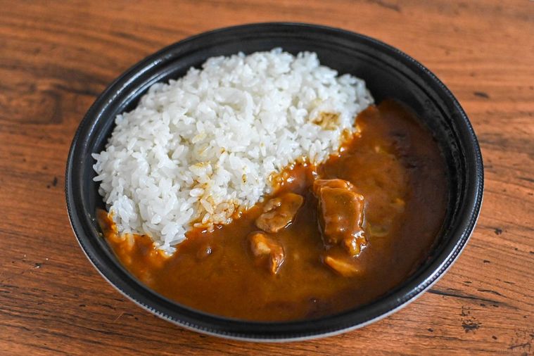 カレーのアップ