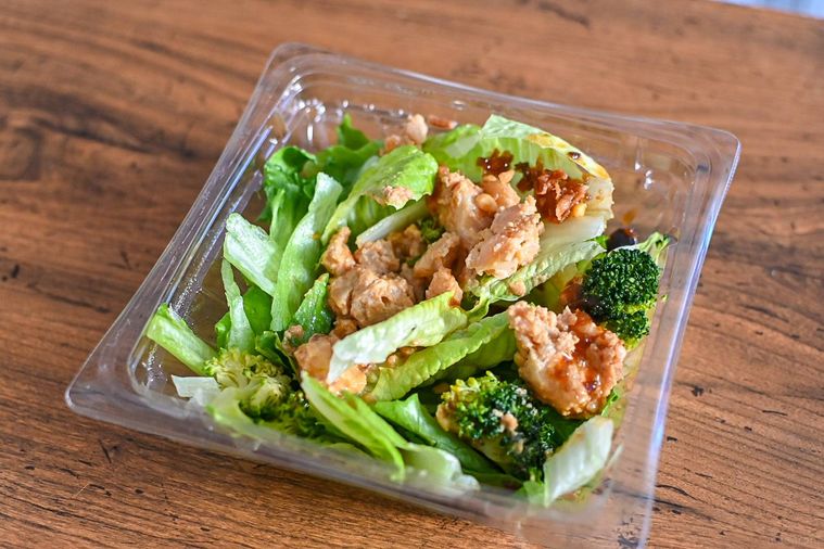 サラダのアップ