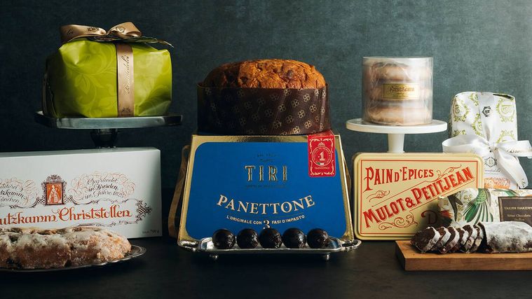 ディーンアンドデルーカのホリデー菓子が並んでいる様子