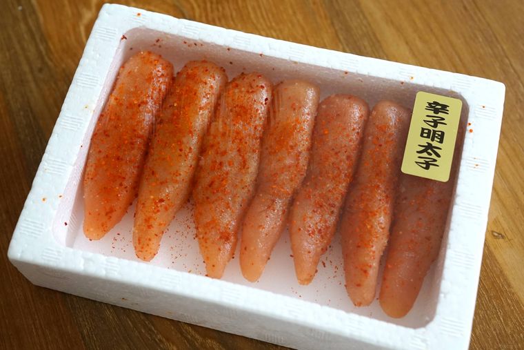 箱に入った明太子