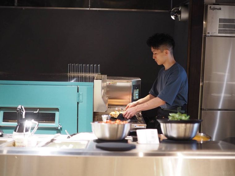 400 PIZZA KYOTOの店内