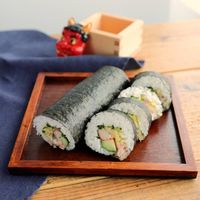 ネギトロたくあんの太巻き恵方巻き