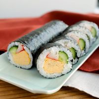 だし巻き卵の太巻き恵方巻き