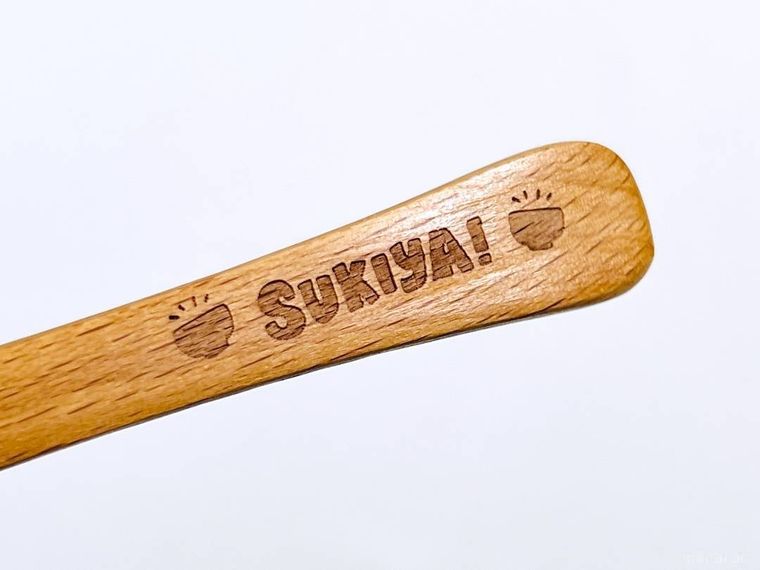 すき家SMILE BOX 2026の木製マルチスプーン