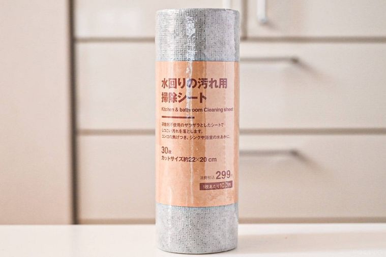 立てた水回りの汚れ用 掃除シート